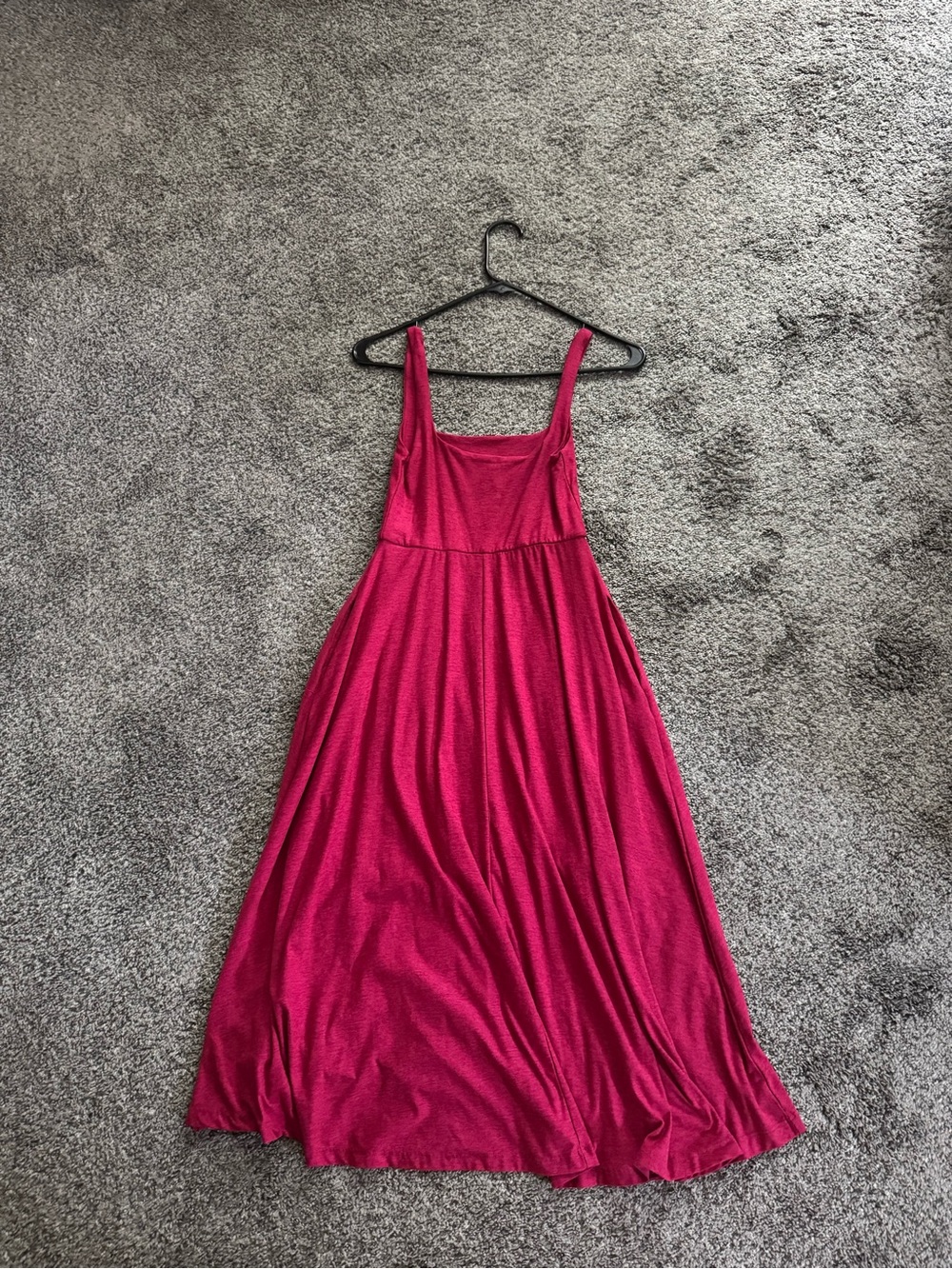Beyond Yoga Fuchsia Sleeveless Maxi Dress